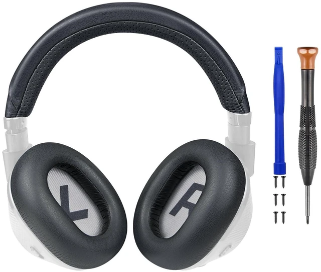 Main image of Replacement Kit for Plantronics BackBeat Pro 2, Voyager 8200 UC Headphones, Replacement Repair Part, Protein Leather Earpad Cushions + Headband Pad - Titanium