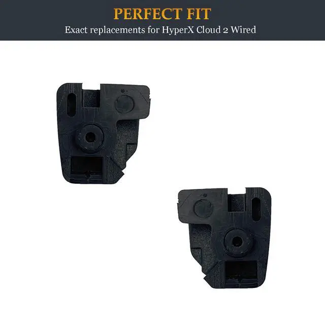 Alt view image 5 of 6 - Cloud 2 Bracket Swivels as Same as The OEM Cloud II Swivel Replacement Parts Accessories Compatible with Cloud 2/Cloud 1 Wired/CloudX/Cloud Core/Cloud II Core Headsets (2 Pairs)