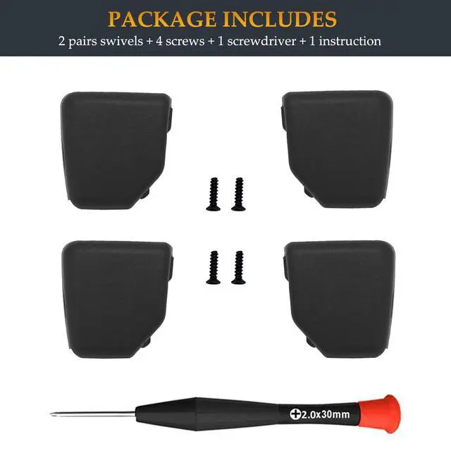 Alt view image 6 of 6 - Cloud 2 Bracket Swivels as Same as The OEM Cloud II Swivel Replacement Parts Accessories Compatible with Cloud 2/Cloud 1 Wired/CloudX/Cloud Core/Cloud II Core Headsets (2 Pairs)