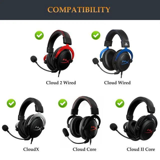 Alt view image 2 of 6 - Cloud 2 Bracket Swivels as Same as The OEM Cloud II Swivel Replacement Parts Accessories Compatible with Cloud 2/Cloud 1 Wired/CloudX/Cloud Core/Cloud II Core Headsets (2 Pairs)