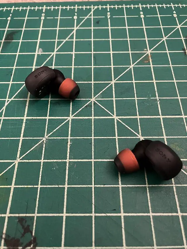 Alt view image 3 of 3 - Hybrid Eartips (Memory Foam & Silicone Combo) Premium Memory Foam & Silicone Universal Ear Bud Tips Universal Design for Headphones. (S/M/L)