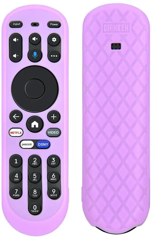 Main image of Remote Cover for Xumo TV Remote, Silicone Case for Pioneer Element Hisense XUMO Remote Control Protector, Glow in The Dark (Pink)