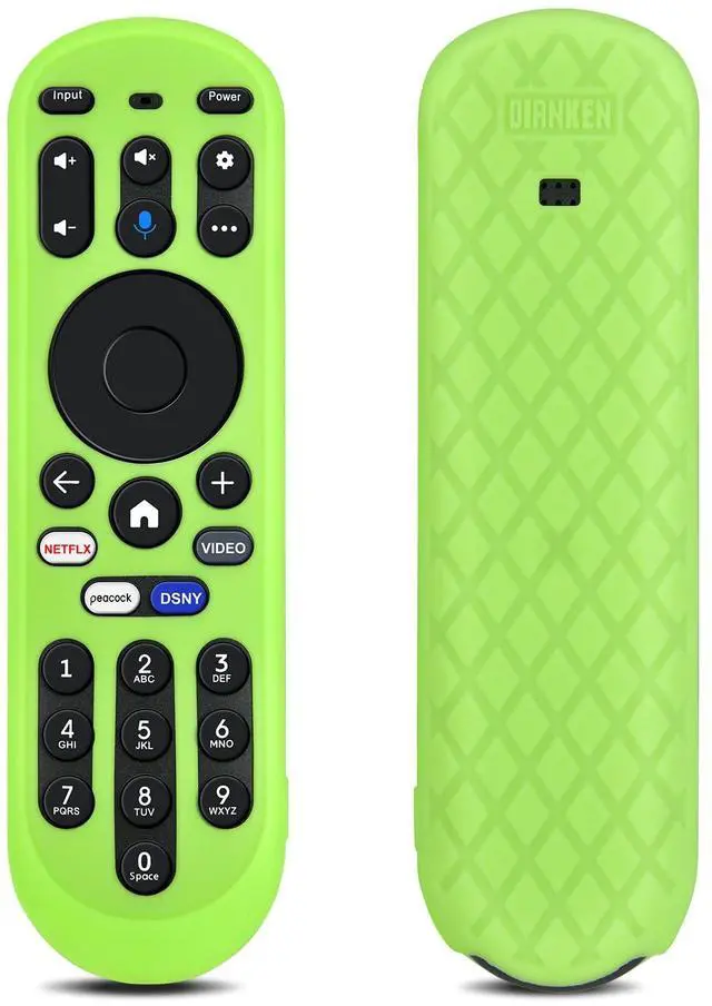 Main image of Remote Cover for Xumo TV Remote, Silicone Case for Pioneer Element Hisense XUMO Remote Control Protector, Glow in The Dark (Green)