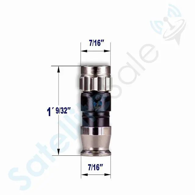 Alt view image 3 of 6 - Indoor/Outdoor Fittings Coaxial Connectors for RG-59 Coax Cables Pack of 10 Pcs