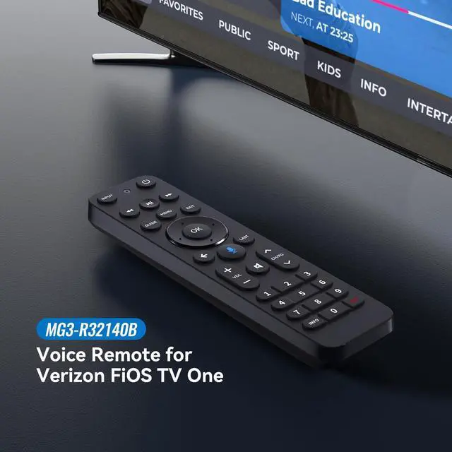 Alt view image 2 of 7 - Voice Remote Replacement for Verizon FiOS TV One 2019-MG3-R32140B VRC4100 | Easy Pairing, Stable Signal, Fast Response