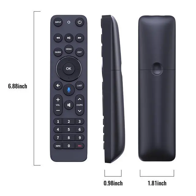 Alt view image 7 of 7 - Voice Remote Replacement for Verizon FiOS TV One 2019-MG3-R32140B VRC4100 | Easy Pairing, Stable Signal, Fast Response