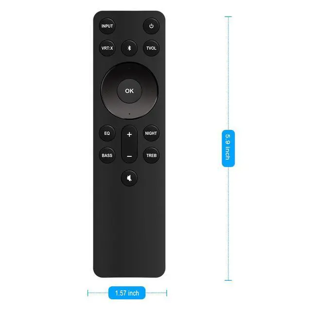 Alt view image 4 of 5 - Replacement Remote Control Applicable for Vizio Soundbar SV210D-0806 | SV200M-0808 SV510M-0806 SV200M-0805 SV510X-0806 SL512X-0806 SV210X-0805 SK210X-0805 SV210M-0808 SV210Y-0808
