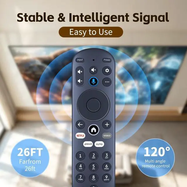 Alt view image 4 of 6 - Replacement Voice Remote Control for Spectrum TV Xumo Wireless Stream Box