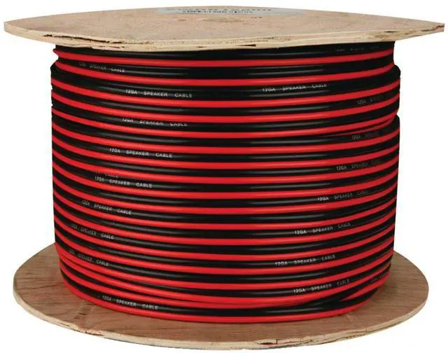 Main image of Electronics SWRB16-500 Zip Wire 16 Gauge 500-Foot Each (Red and Black) | AWG rated 2 conductor cord, color-coded jacket, flexible stranded build for installer shops and home use
