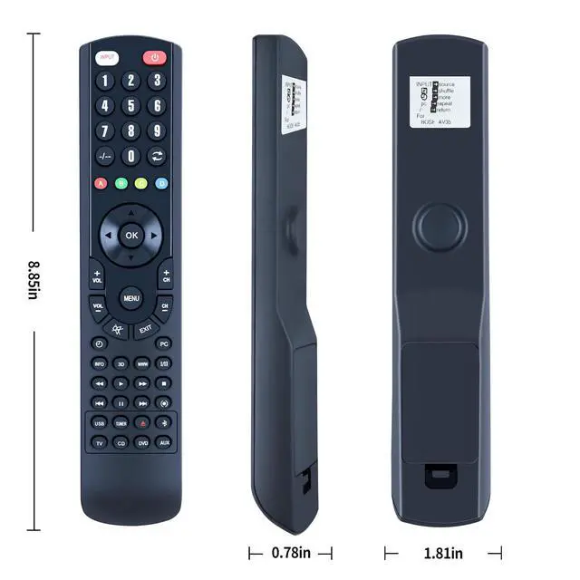 Alt view image 7 of 7 - New Replacement Remote Control for Bose Lifestyle 650/600/550 Media Center 743877-0010