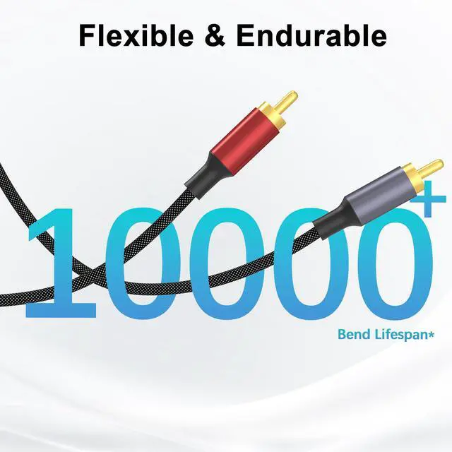 Alt view image 6 of 6 - USB C 3.5mm to RCA Cable, Lightning to RCA Male to Aux Audio Adapter, HiFi Sound, Headphone Jack Adapter, 3 in 1 Audio Cable Connector for iPhone/iPad, Speaker, MP3, Tablet, HDTV 10FT