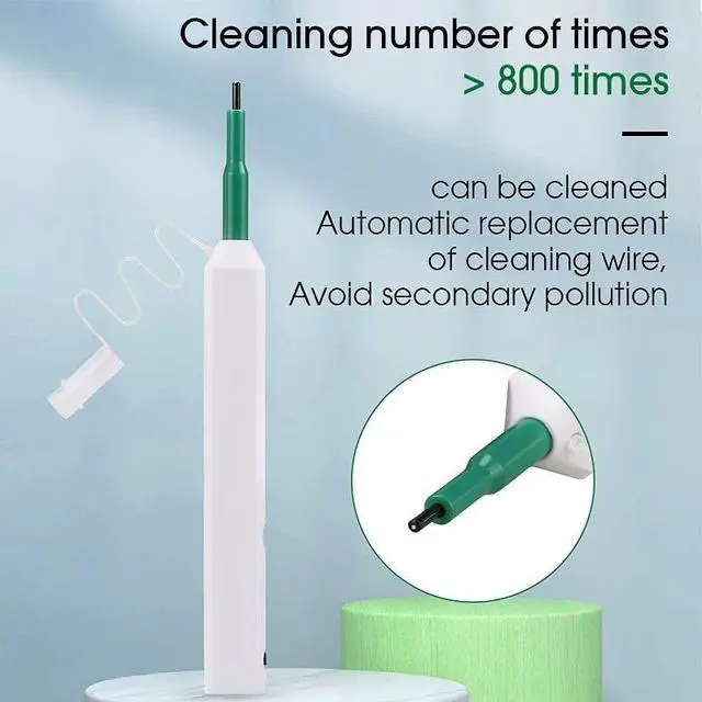 Alt view image 2 of 6 - Fiber Optic Cleaning Pen,2PCS Fiber Optic Cleaner Pen for 2.5mm Ferrules SC,FC,ST,SC/APC and FC/APC,800+ Clean Times