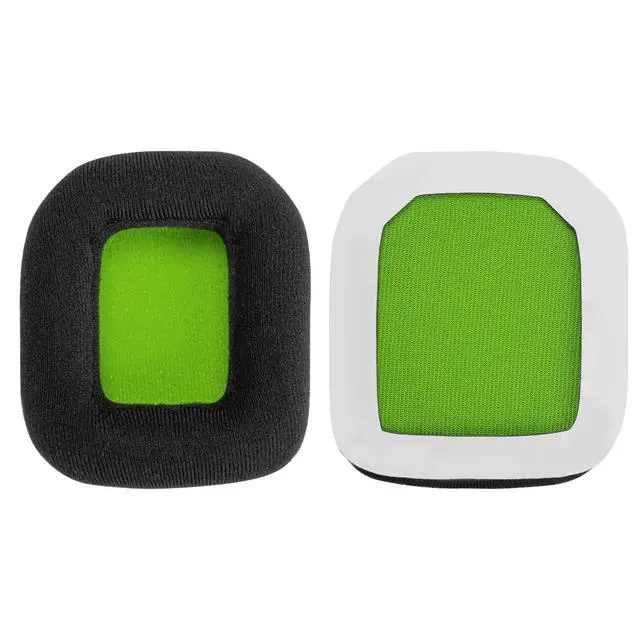 Alt view image 3 of 6 - Comfort Velour Replacement Ear Pads Compatible with Astro Gaming A20 Headphones, Ear Cushions (Black Green)