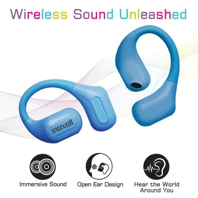 Alt view image 3 of 5 - OWS Pro Open-Ear Bluetooth Earhooks, 18hr Playtime | Open Wireless