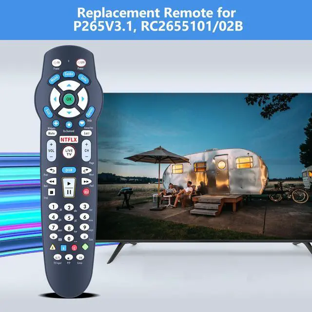 Alt view image 2 of 6 - Replacement Remote Control Compatible with Frontier Fios P265V3.1 Formerly Verizon RC2655101/02B