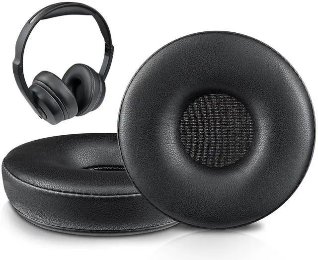 Main image of Earpads Replacement for Skullcandy Cassette On-Ear Wireless Headphones, Ear Pads Cushions with Soft Protein Leather and High-Density Foam - Black