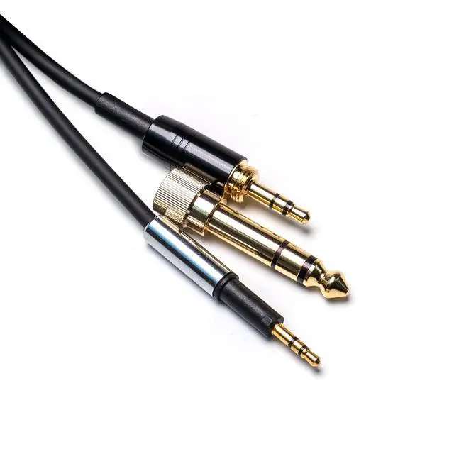 Alt view image 6 of 6 - Audio DJ Headphone Cable Cord Line Plug Compatible with Pioneer HDJ500 HDJ700 HDJ1500 HDJ 500 700 1500 Headset Extended Coiled Spring Dj Wire