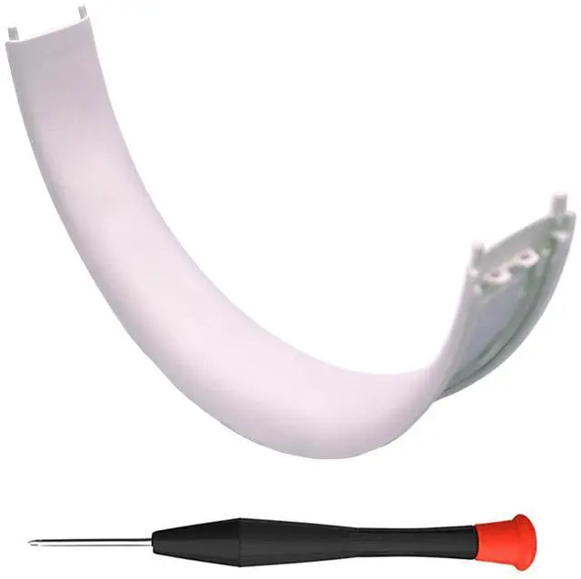 Main image of Beat Solo 4 Headband Rubber Same as the Stock Headband Cushion Repair Kit Replacement Part Compatible with Beats Solo 4 and Solo 3 (A1796) Headphones (Cloud Pink)