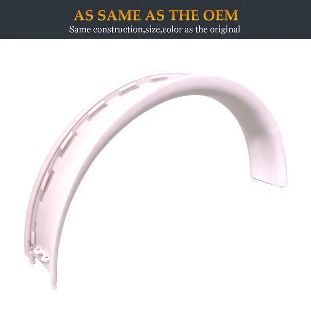 Alt view image 3 of 7 - Beat Solo 4 Headband Rubber Same as the Stock Headband Cushion Repair Kit Replacement Part Compatible with Beats Solo 4 and Solo 3 (A1796) Headphones (Cloud Pink)