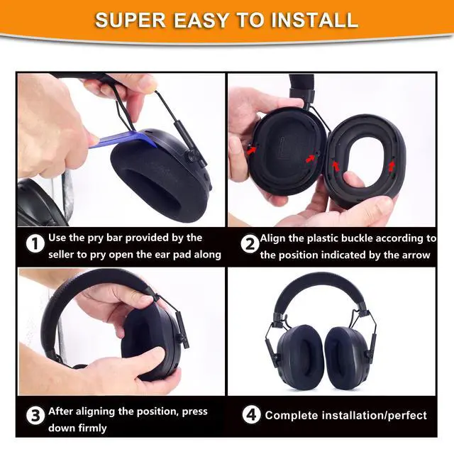 Alt view image 6 of 6 - Cooling Gel Earpads for Razer BlackShark V3 Pro (Do Not V3 / V3X) | BlackShark V3 Pro Cooling Gel Earpads and Mic Foam (Do Not Fit Razer BlackShark V3 / V3X)High-Density Noise Isolation Foam