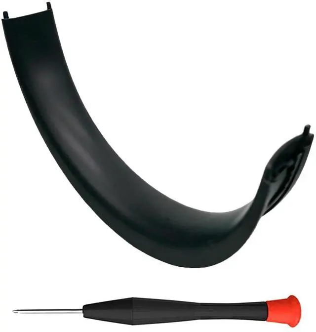 Main image of Beat Solo 4 Headband Rubber Same as the Stock Headband Cushion Replacement Part Repair Kit Compatible with Beats Solo 4 and Solo 3 (A1796) Headphones (Black)
