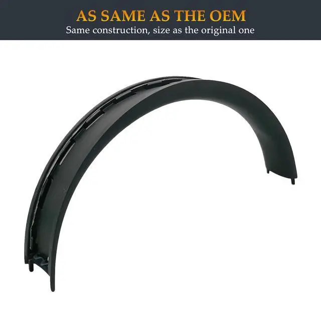 Alt view image 3 of 7 - Beat Solo 4 Headband Rubber Same as the Stock Headband Cushion Replacement Part Repair Kit Compatible with Beats Solo 4 and Solo 3 (A1796) Headphones (Black)