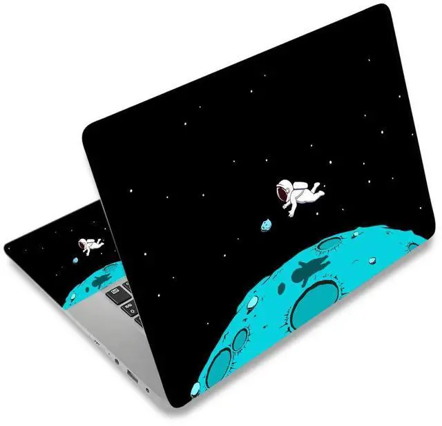 Main image of Laptop Skin Sticker Decal, 12" 13" 13.3" 14" 15" 15.4" 15.6" Laptop Vinyl Sticker Skin Cover Art Protector Notebook PC (2 Wrist Pad Skins Included), Decorative Waterproof Removable, Space Alien 2025