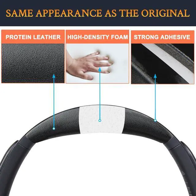 Alt view image 3 of 4 - Headband for Anker Soundcore Life Q30/Q30i Headphones, Replacement Headstrap Pad Repair Part - Black