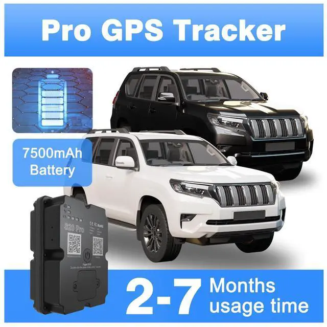 Alt view image 2 of 7 - GPS Tracker Vehicle - 4G LTE Real-Time GPS Tracking Device for Cars/Trucks, 7500mAh Battery, Worldwide Coverage, App Alerts, Subscription Required