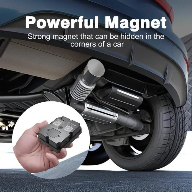 Alt view image 6 of 7 - GPS Tracker Vehicle - 4G LTE Real-Time GPS Tracking Device for Cars/Trucks, 7500mAh Battery, Worldwide Coverage, App Alerts, Subscription Required
