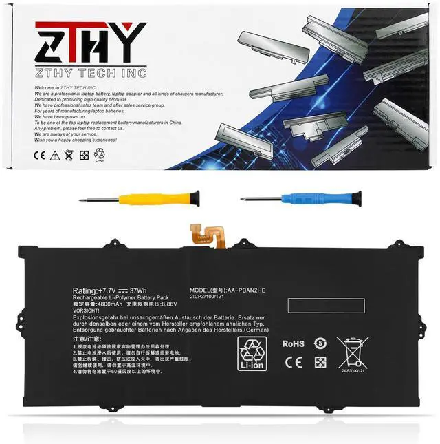 Main image of AA-PBAN2HE Laptop Battery Replacement for Samsung Galaxy Book Go 340XLA | NP340XLA, 5G 545XLA NP545XLA, LTE 345XLA NP345XLA NP345XLAA, Chromebook Go 14 340XDA XE340XDA XE340XDA-KA1IT BA43-00399A 37Wh