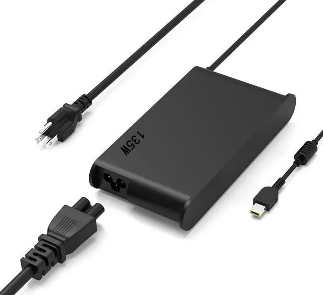 Main image of 135W Charger Compatible with Lenovo ThinkPad P15v T15p x1 Extreme Gen 3 5 Ideapad Gaming 3-15 L340 Yoga Y50-80 Y50P Y40-70 Y50-70 ADL135SDC3A SA10E75864 Laptop Power Supply Cord