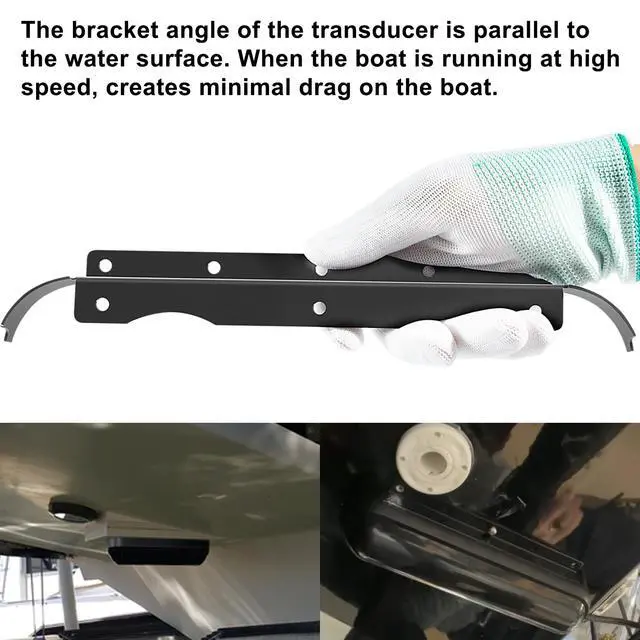 Alt view image 4 of 7 - 000-12602-001 Transducer Flush Mount Bracket, SS3D & TTLSCN Skimmer Flush Mount Compatible with StructureScan 3D Skimmer Transducer and TotalScan Skimmer