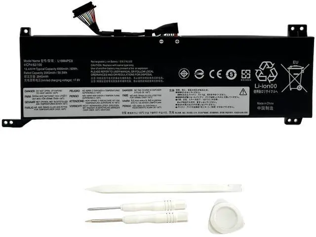 Main image of L19M4PC0 Laptop Battery Replacement for Lenovo Legion 5P-15IMH05 Legion 5-15IMH05 5-15ARH05 Series 5B10W86196 L19C4PC0 5B10W86195 L19M4PC1 5B10W86192 L19C4PC1 5B10W86194