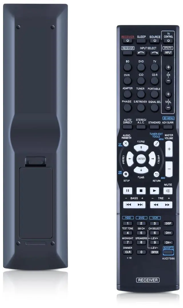 Main image of AXD7586 New Remote Control Replacement for Pioneer VSX-520-S VSX-1121 VSX-D514-S VSX-31 7.1-Channel AV A/V Receiver System=