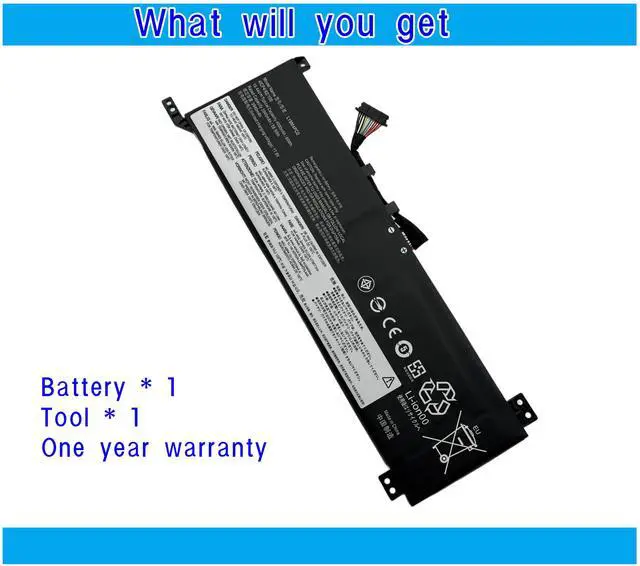 Alt view image 5 of 6 - L19M4PC0 Laptop Battery Replacement for Lenovo Legion 5P-15IMH05 Legion 5-15IMH05 5-15ARH05 Series 5B10W86196 L19C4PC0 5B10W86195 L19M4PC1 5B10W86192 L19C4PC1 5B10W86194