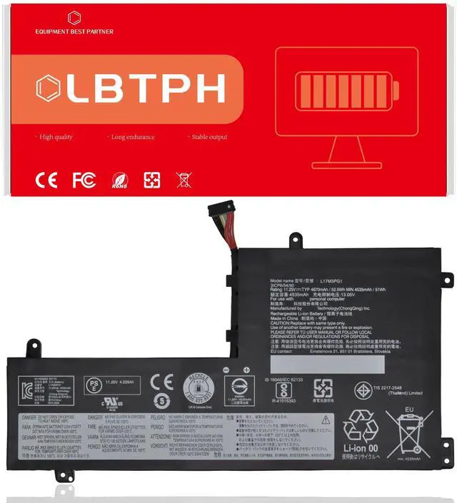 Main image of L17M3PG1 Battery for Lenovo Legion Y530-15ICH Y730-15ICH Y740-15ICHG | Y7000-2019 Y7000P-1060 Series L17C3PG2 L17S3PG1 L17C3PG1 L17L3PG1 L17M3PG2 L17M3PG3 11.55V 57Wh