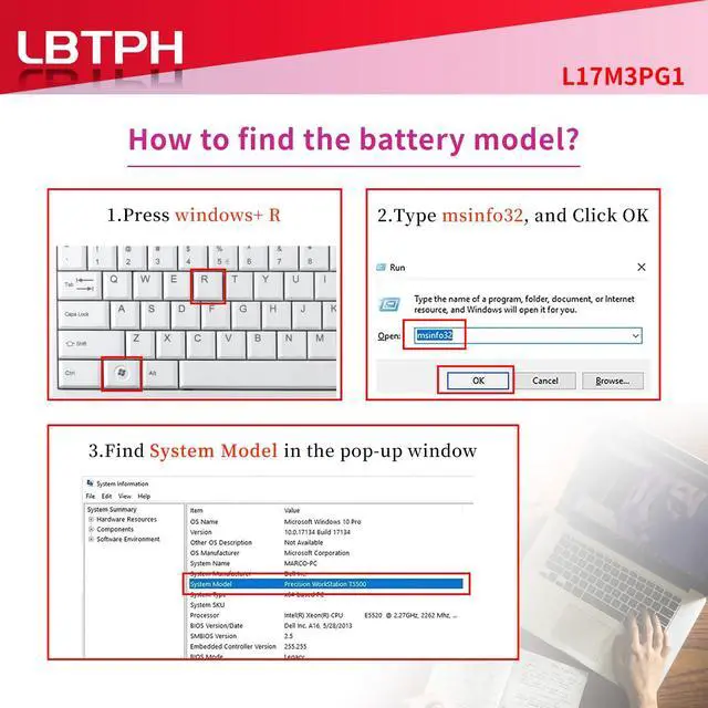 Alt view image 5 of 6 - L17M3PG1 Battery for Lenovo Legion Y530-15ICH Y730-15ICH Y740-15ICHG | Y7000-2019 Y7000P-1060 Series L17C3PG2 L17S3PG1 L17C3PG1 L17L3PG1 L17M3PG2 L17M3PG3 11.55V 57Wh