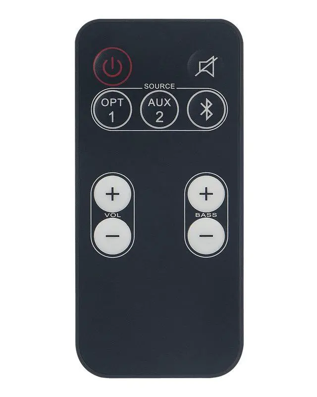 Alt view image 3 of 7 - Replace Remote Control fit for Polk Audio Sound Bar Speaker System FR1 | RE9520-1 DSB1 D581 RE95201