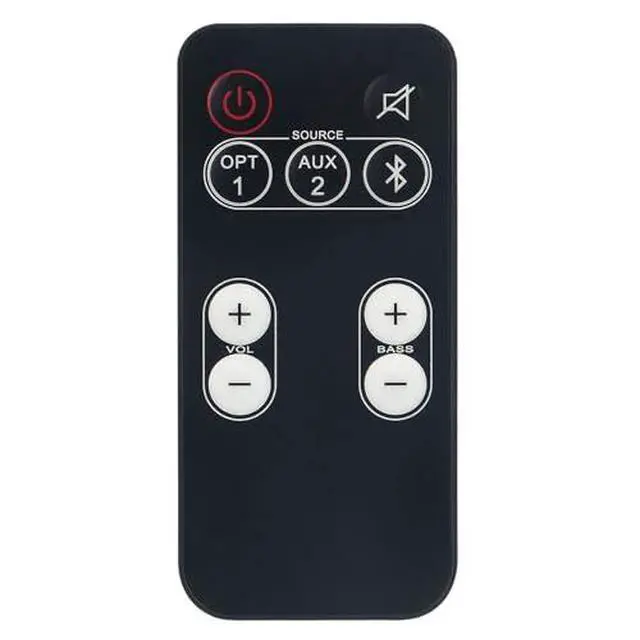 Alt view image 7 of 7 - Replace Remote Control fit for Polk Audio Sound Bar Speaker System FR1 | RE9520-1 DSB1 D581 RE95201