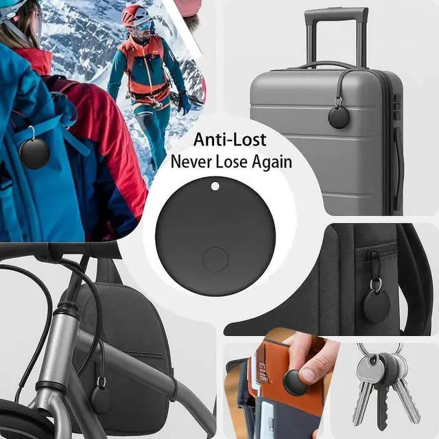 Alt view image 3 of 7 - Dual System Bluetooth Smart Finder Tags 2-Pack for Travel & Daily Commute, Never Lose Keys or Luggage, Compatible with Android & iOS, Anti-Lost with App Alert, Locate Items in Seconds