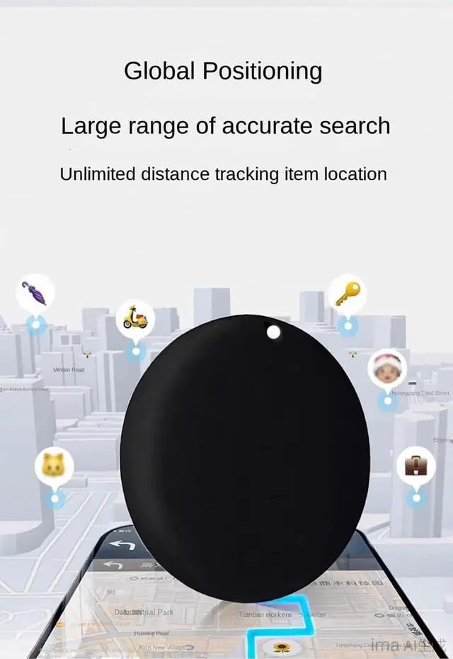 Alt view image 7 of 7 - Dual System Bluetooth Smart Finder Tags 2-Pack for Travel & Daily Commute, Never Lose Keys or Luggage, Compatible with Android & iOS, Anti-Lost with App Alert, Locate Items in Seconds