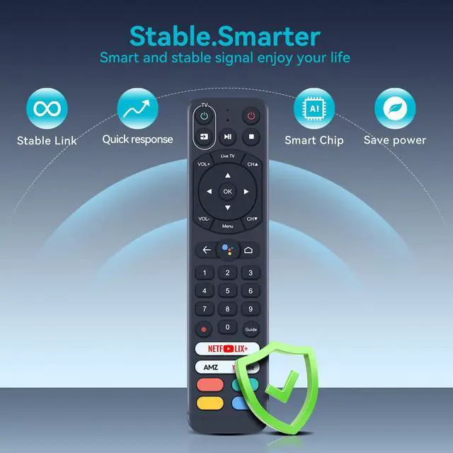 Alt view image 2 of 6 - Replacement Voice Remote Control fit for InfiniTV EVO PRO VISTAR TV Box