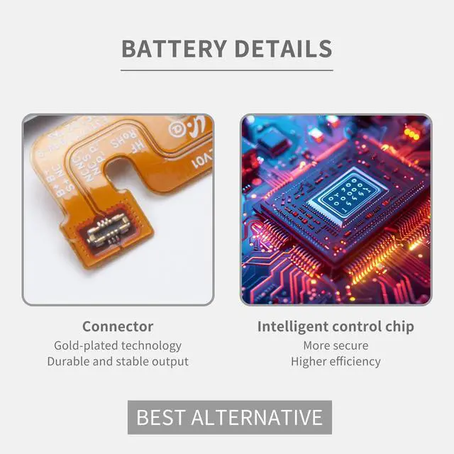 Alt view image 3 of 6 - EB-BT975ABY Tablet Battery for Samsung Galaxy Tab S7 FE SM-T733 12.4" S7 | FE 5G 12.4" S7 Plus 12.4" S7+ Plus 5G 12.4" S7+ 12.4" 2020 SM-T738U SM-T975N SM-T970 SM-T975 SM-T976N SM-T978U SM-T976B
