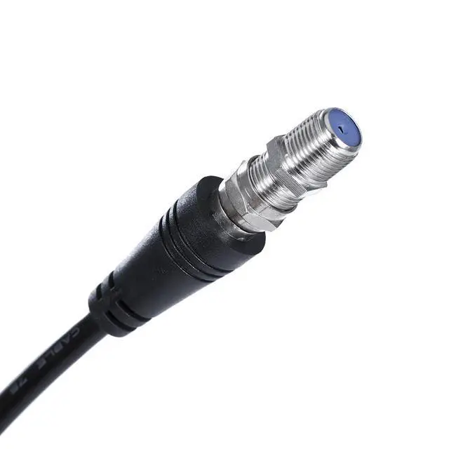 Alt view image 5 of 5 - F Type Coax Cable Splitter F Male to F Dual Male Cable 75Ohm for Connection, TV, Satellite Receiver (with 3 F Female adapters) 2 Pack