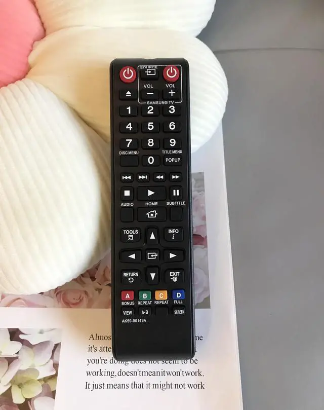 Alt view image 6 of 6 - Replacement Remote Controller fit for BD-H5900 BD-JM57C BD-E6100 Samsung Blu-ray Disc Player