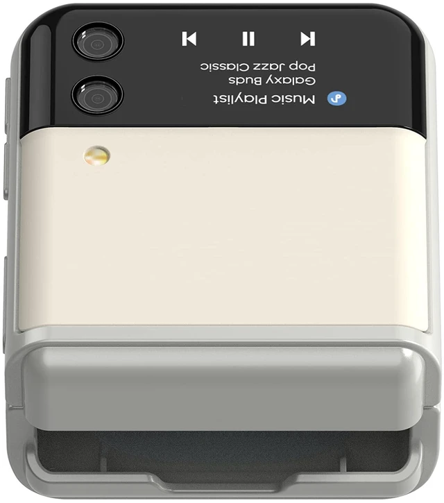 Alt view image 2 of 3 - Galaxy Protective Case for: Buds2, Buds Live, Buds PRO Cream