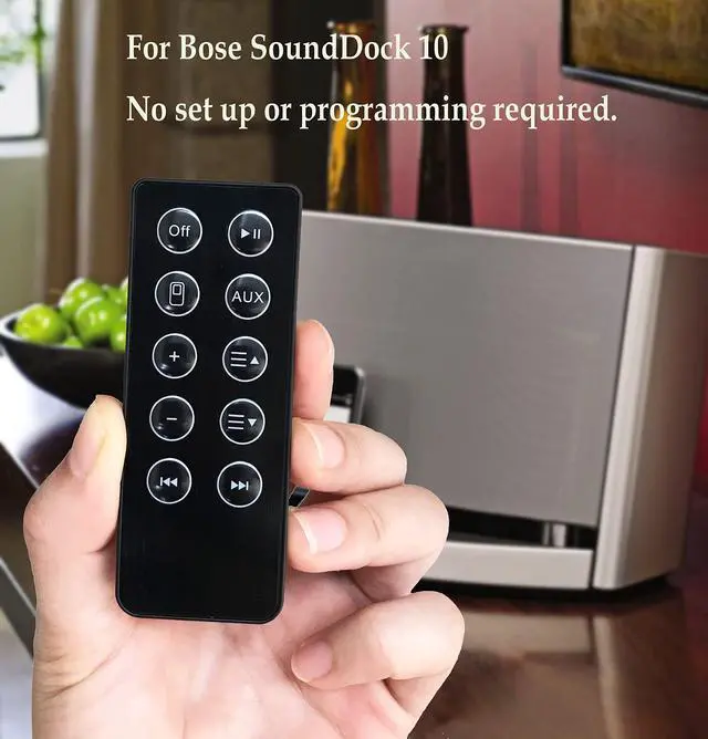 Alt view image 3 of 7 - Replacement Remote Control for Bose SoundDock Series 2 3 Portable Digital Music System Series II III for Bose Sounddock 10