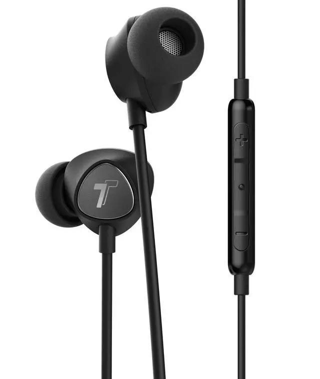 Alt view image 3 of 6 - iPhone Earphones (Apple MFi Certified) V110 in Ear Braided Wired Lightning Earbuds (Sweat/Water Resistant) Headphones with Mic/Volume Remote for iPhone 14/13/12/11/Pro Max - Black