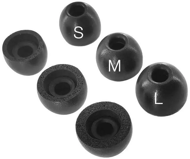 Main image of Replacement Memory Foam Eartips for Raycon Earbuds,3 Pairs,Upgrade | Compatible with Raycon The Everyday Bluetooth Wireless Earbuds / Raycon Pro Earpad Ear Tips,with S/M/L size, Black